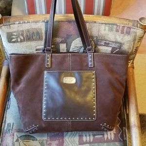 Michael Kors Suede Tote